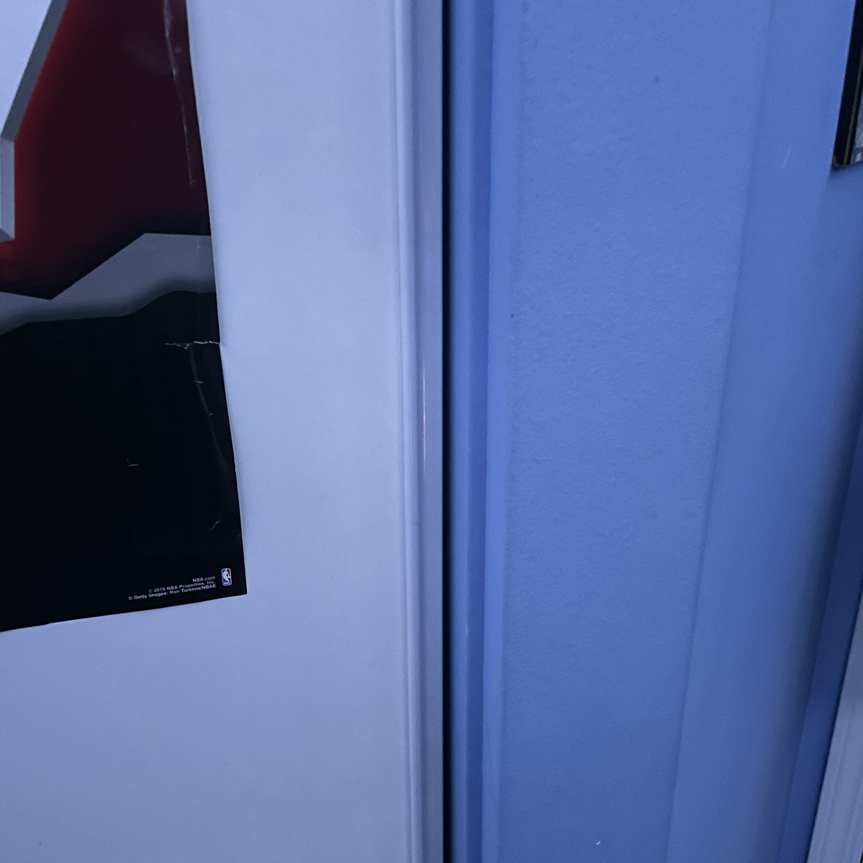 This is a closet and the sound of it being closed