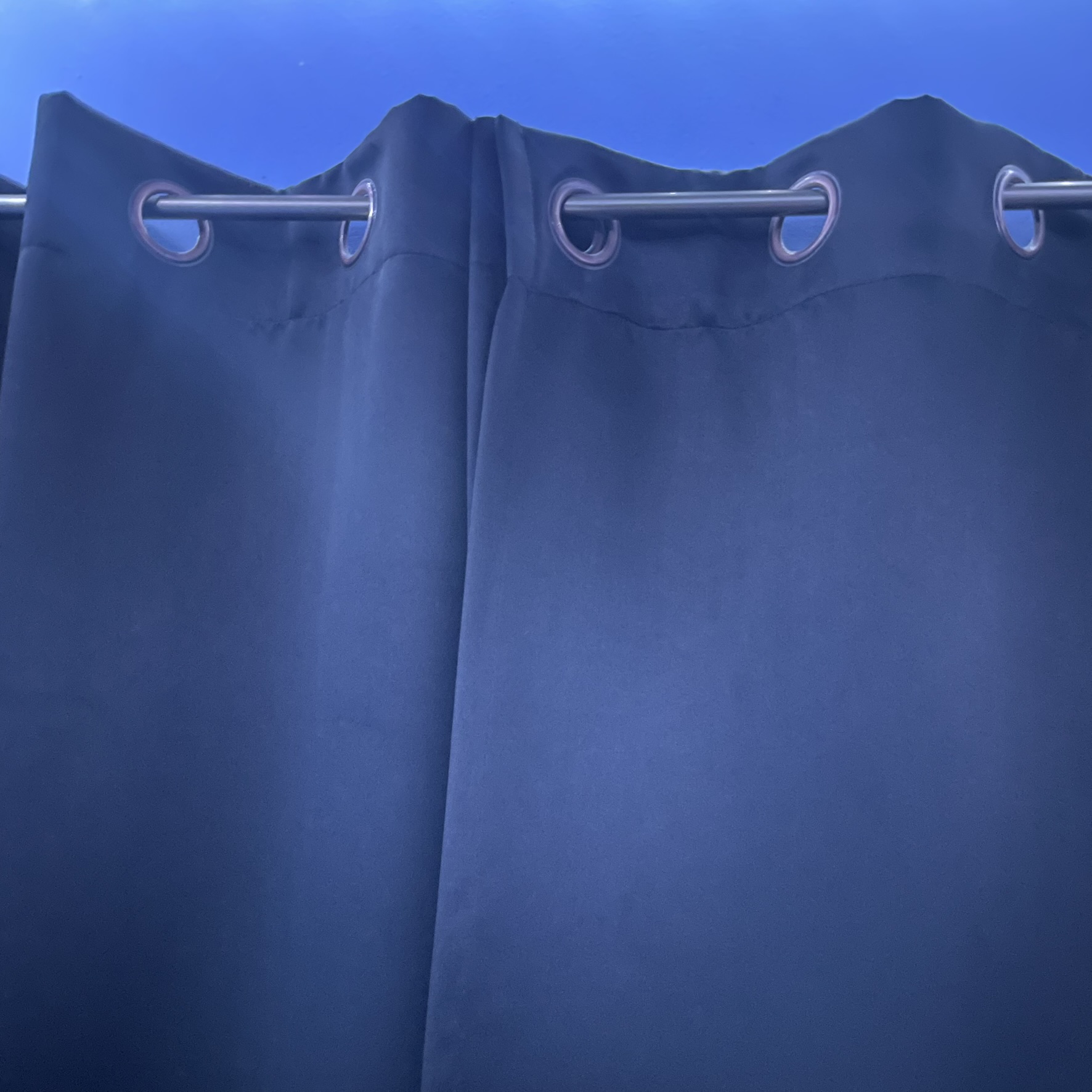 These are curtains with the sound of them being opened and closed