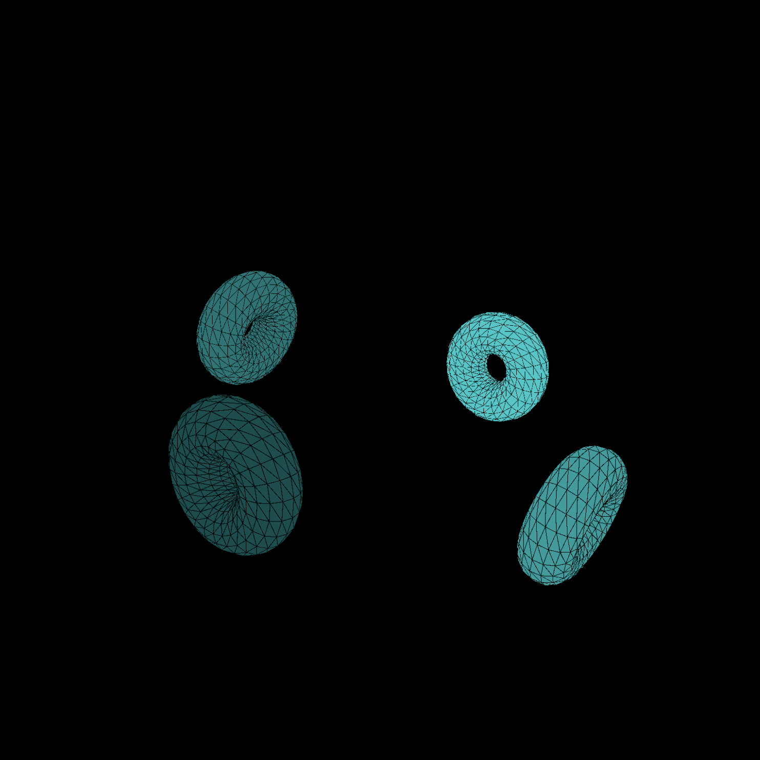 This is the fourth, I removed the plane and added four surrounding objects with different colors, the camera moves a little faster when going in/out and up/down, and a little slower when going from left and right.