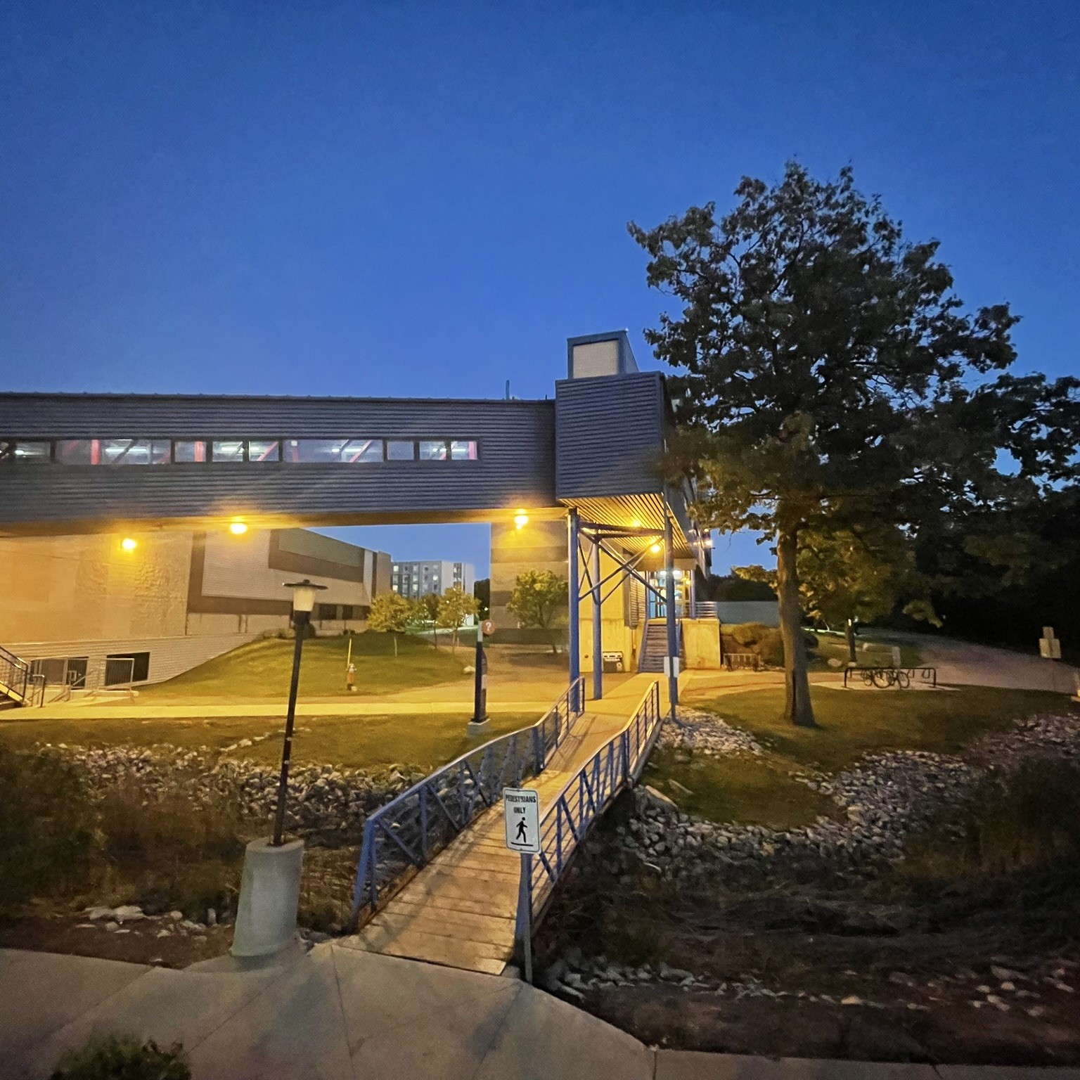 This is a picture taken from the first workshop and was taken outside the food court
